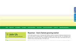 Desktop Screenshot of foodandhotelmyanmar.com
